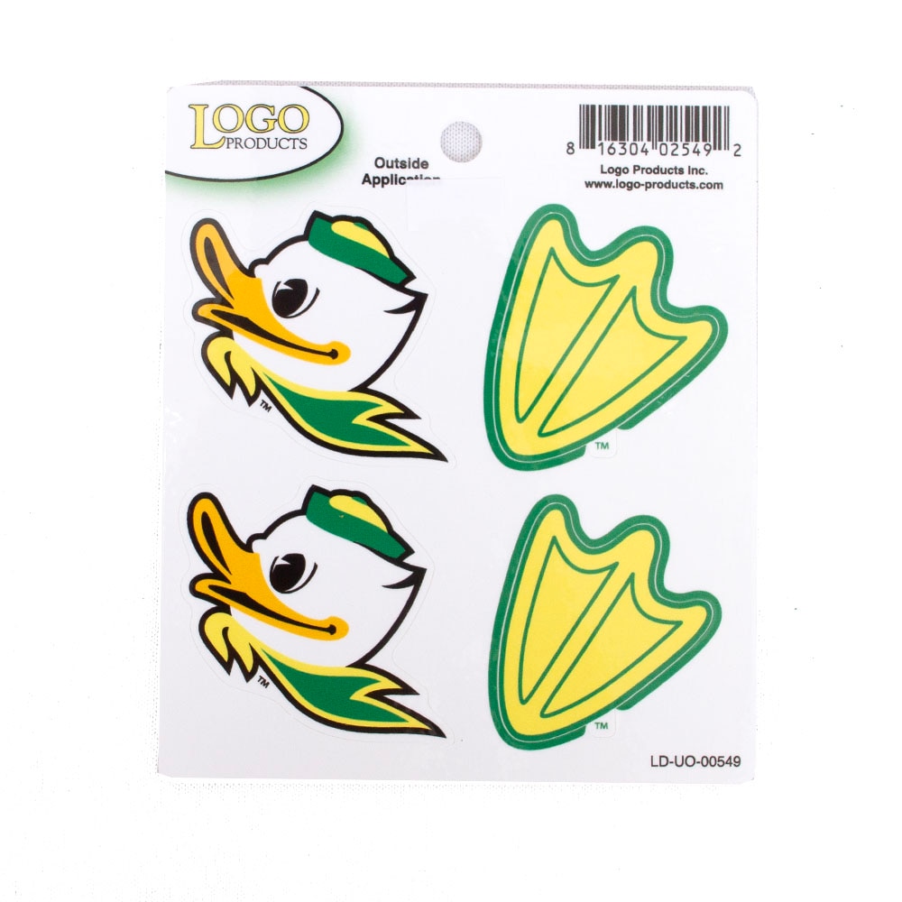 Fighting Duck, Decal/Sticker, Home & Auto, Logo Product, Full color, Four-Plexi, Sheet, Webfoot, 863923